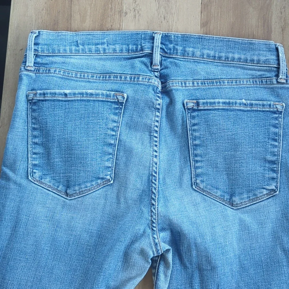 Frame Le Skinny  de Jeanna Crop Blue Women's Jeans - Picture 4 of 13